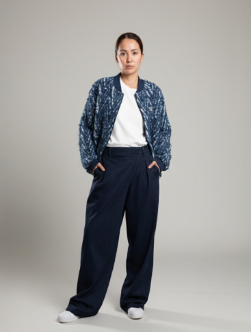 Купить Бомбер Zardozi Denim Хлопок – премиальные верхняя одежда ZhannaKanGroup