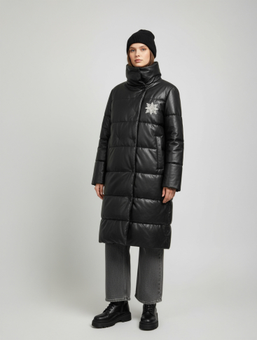 Купить Пальто Zardozi Casual Экокожа – премиальные верхняя одежда ZhannaKanGroup