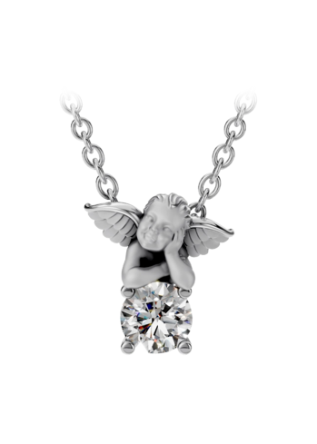 Buy Necklace CarreraYCarrera My Angel White Gold – premium necklaces by ZhannaKanGroup
