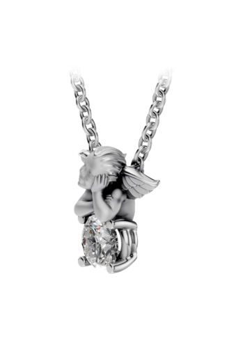 Buy Necklace CarreraYCarrera My Angel White Gold – premium necklaces by ZhannaKanGroup