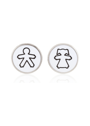 Купить Запонки Geoma Серебро – премиальные ювелирные аксессуары ZhannaKanGroup