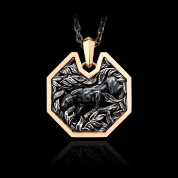 Buy Necklace CarreraYCarrera Bestiary Silver, Yellow Gold – premium necklaces by ZhannaKanGroup