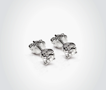 Купить Серьги AMIN Soliter Белое золото – премиальные ZhannaKanGroup