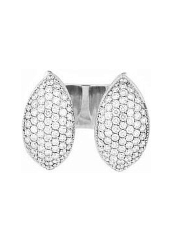 Купить Кольцо CarlaAmorim Diptico Белое золото – премиальные кольца ZhannaKanGroup