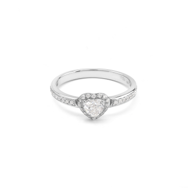 Купить Кольцо Damiani Minou full pavè Белое золото – премиальные кольца ZhannaKanGroup