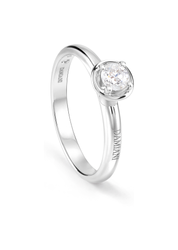 Купить Кольцо Damiani Minou Белое золото – премиальные кольца ZhannaKanGroup