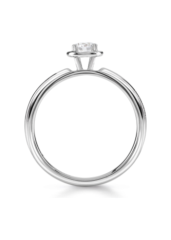 Купить Кольцо Damiani Minou Белое золото – премиальные кольца ZhannaKanGroup