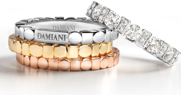 Купить Кольцо Damiani Belle Epoque Bridal Розовое золото – премиальные кольца ZhannaKanGroup