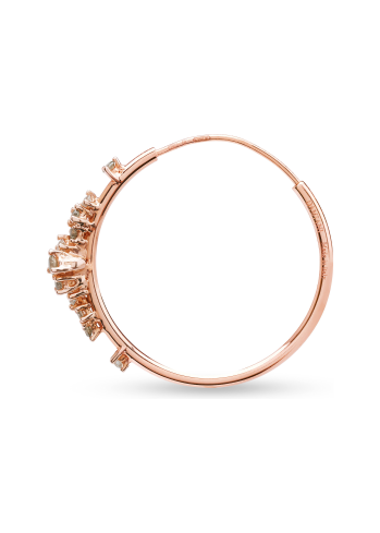 Купить Серьги Damiani Mimosa Flexi Розовое золото – премиальные ZhannaKanGroup