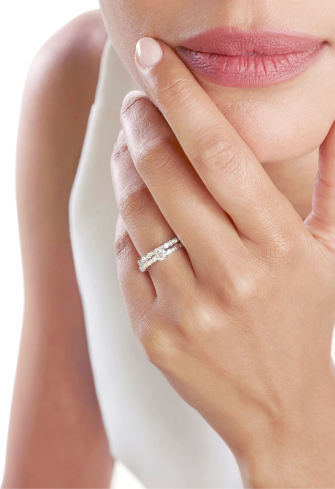 Купить Кольцо Damiani Belle Epoque Bridal Платина – премиальные кольца ZhannaKanGroup