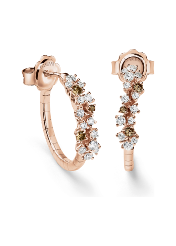 Купить Серьги Damiani Mimosa Flexi Розовое золото – премиальные ZhannaKanGroup