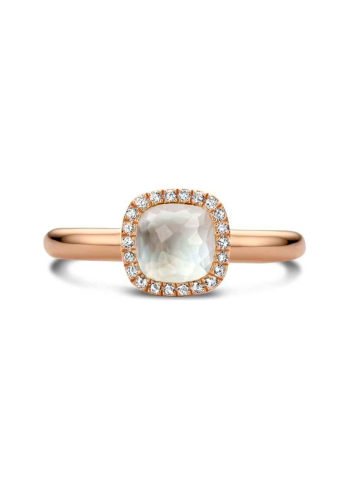 Купить Кольцо Tirisi Milano Sweeties Розовое золото – премиальные кольца ZhannaKanGroup