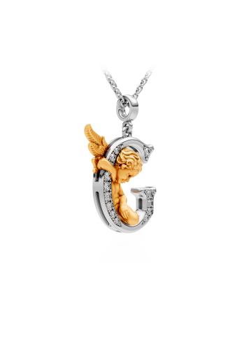 Купить Колье CarreraYCarrera My Angel Белое/желтое золото – премиальные ZhannaKanGroup