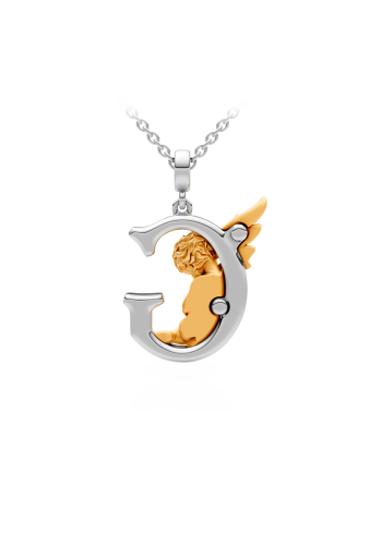 Купить Колье CarreraYCarrera My Angel Белое/желтое золото – премиальные ZhannaKanGroup