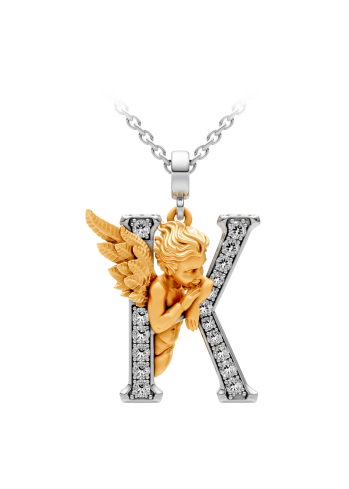 Купить Колье CarreraYCarrera My Angel Белое/желтое золото – премиальные ZhannaKanGroup