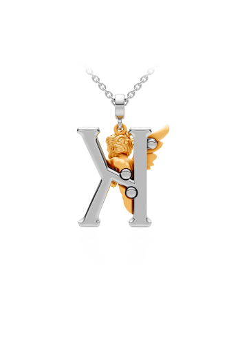 Купить Колье CarreraYCarrera My Angel Белое/желтое золото – премиальные ZhannaKanGroup