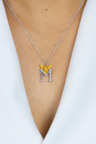 Купить Колье CarreraYCarrera My Angel Белое/желтое золото – премиальные ZhannaKanGroup