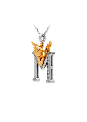 Купить Колье CarreraYCarrera My Angel Белое/желтое золото – премиальные ZhannaKanGroup