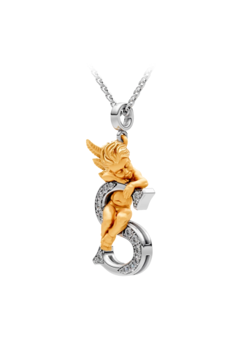 Алқа CarreraYCarrera My Angel Ақ/сары алтын сатып алыңыз – ZhannaKanGroup премиум алқалар