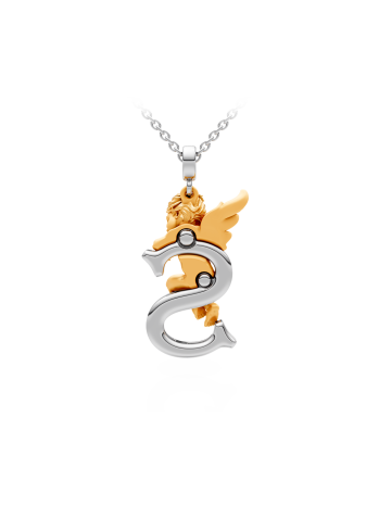 Купить Колье CarreraYCarrera My Angel Белое/желтое золото – премиальные ZhannaKanGroup