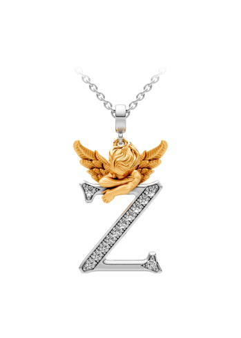 Buy Necklace CarreraYCarrera My Angel White/Yellow Gold – premium necklaces by ZhannaKanGroup