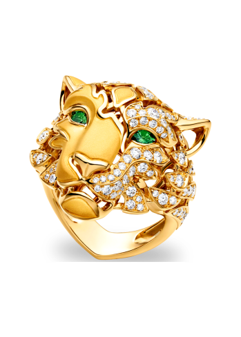 Купить Кольцо CarreraYCarrera Irbis Желтое золото – премиальные кольца ZhannaKanGroup