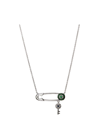 Купить Колье Aspire Pin Белое золото – премиальные ZhannaKanGroup