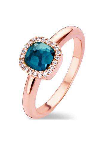 Купить Кольцо Tirisi Milano Розовое золото – премиальные кольца ZhannaKanGroup