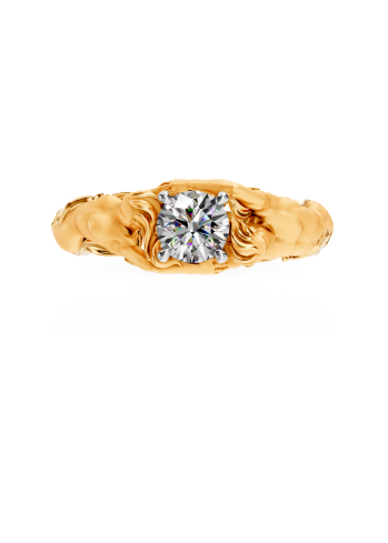 Купить Кольцо CarreraYCarrera Juntos Желтое золото – премиальные кольца ZhannaKanGroup
