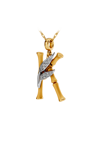 Купить Колье CarreraYCarrera Bambu Белое/желтое золото – премиальные ZhannaKanGroup