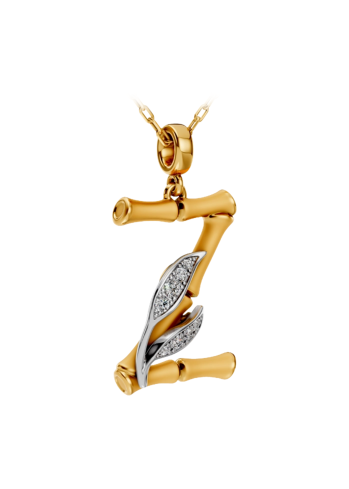 Buy Necklace CarreraYCarrera Bamboo White/Yellow Gold – premium necklaces by ZhannaKanGroup