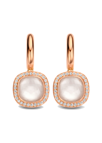 Купить Серьги Tirisi Milano Due Розовое золото – премиальные ZhannaKanGroup