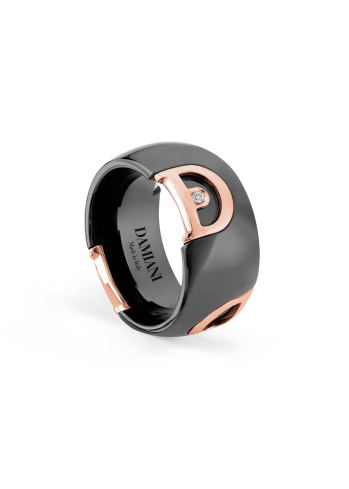 Купить Кольцо Damiani D.Icon Розовое золото – премиальные кольца ZhannaKanGroup