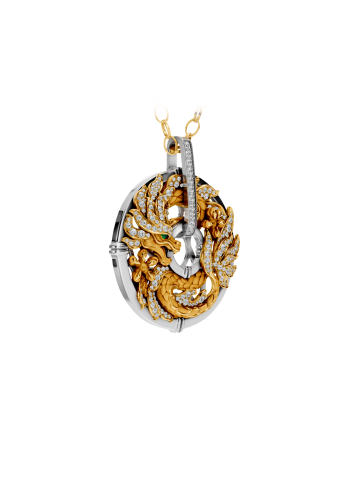 Купить Колье CarreraYCarrera Shanghai Белое/желтое золото – премиальные ZhannaKanGroup