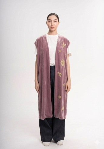 Купить Жилет Zardozi Velvet Бархат – премиальные топы ZhannaKanGroup