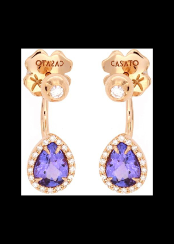 Сырға Casato Boutique Қызғылт алтын сатып алыңыз – ZhannaKanGroup премиум