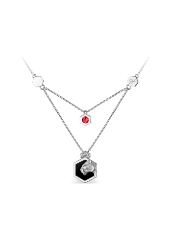 Купить Колье CarreraYCarrera Hexagon Белое золото – премиальные ZhannaKanGroup