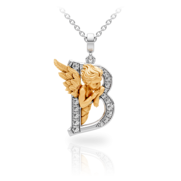 Купить Колье Carrera My Angel Белое золото – премиальные колье ZhannaKanGroup