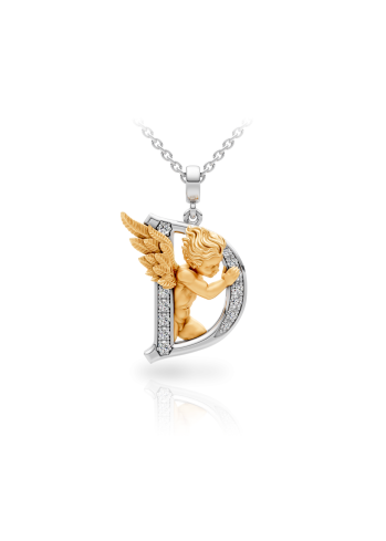 Купить Колье Carrera My Angel Белое золото – премиальные колье ZhannaKanGroup