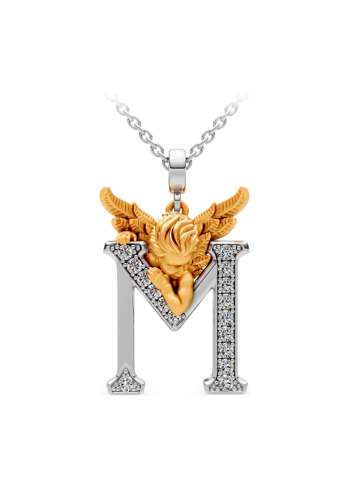 Buy Necklace CarreraYCarrera My Angel White Gold – premium necklaces by ZhannaKanGroup