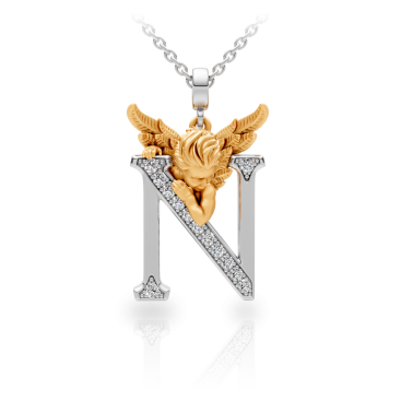 Купить Колье Carrera My Angel Белое золото – премиальные колье ZhannaKanGroup