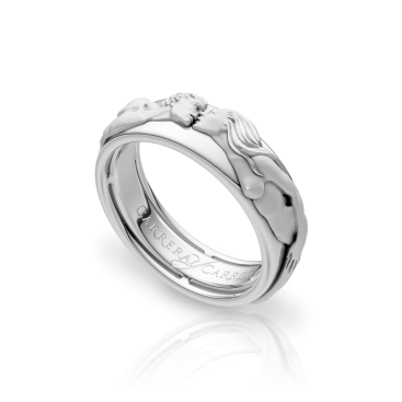 Купить Кольцо Carrera New Promesa Белое золото – премиальные кольца ZhannaKanGroup