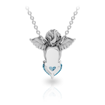 Купить Колье Carrera My Angel Белое золото – премиальные колье ZhannaKanGroup