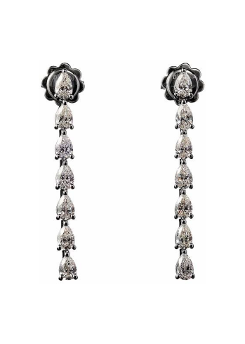 Купить Серьги Damiani Timeless classico Белое золото – премиальные ZhannaKanGroup