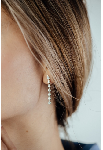 Купить Серьги Damiani Timeless classico Белое золото – премиальные ZhannaKanGroup