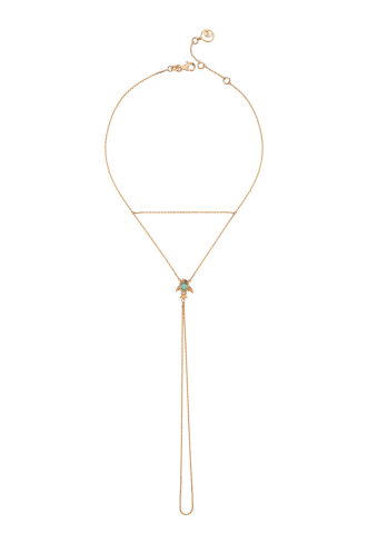 Купить Браслет на ногу Bee Goddess Aqua Light Розовое золото – премиальные браслеты ZhannaKanGroup