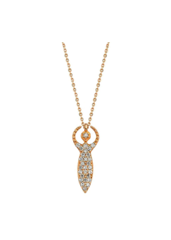 Купить Колье Bee Goddess Artemis Розовое золото – премиальные ZhannaKanGroup