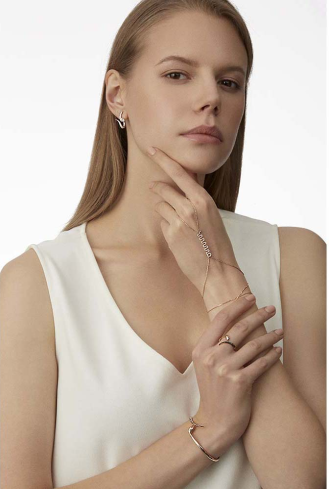 Купить Браслет-Кольцо Bee Goddess Kundalini Розовое золото – премиальные браслеты ZhannaKanGroup