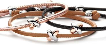 Купить Шнур Tirisi Kisses Серебро – премиальные браслеты ZhannaKanGroup