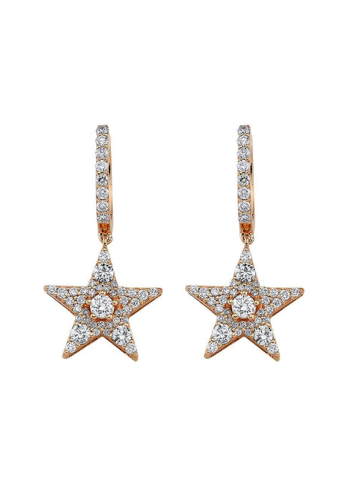 Купить Серьги Bee Goddess Sirius Star Розовое золото – премиальные ZhannaKanGroup